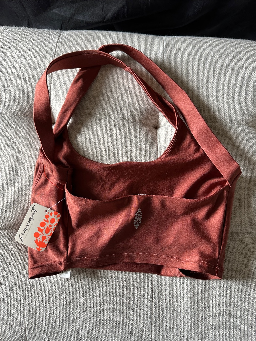 FP Movement Rust Red Sports Bra- NEW WITH TAGS